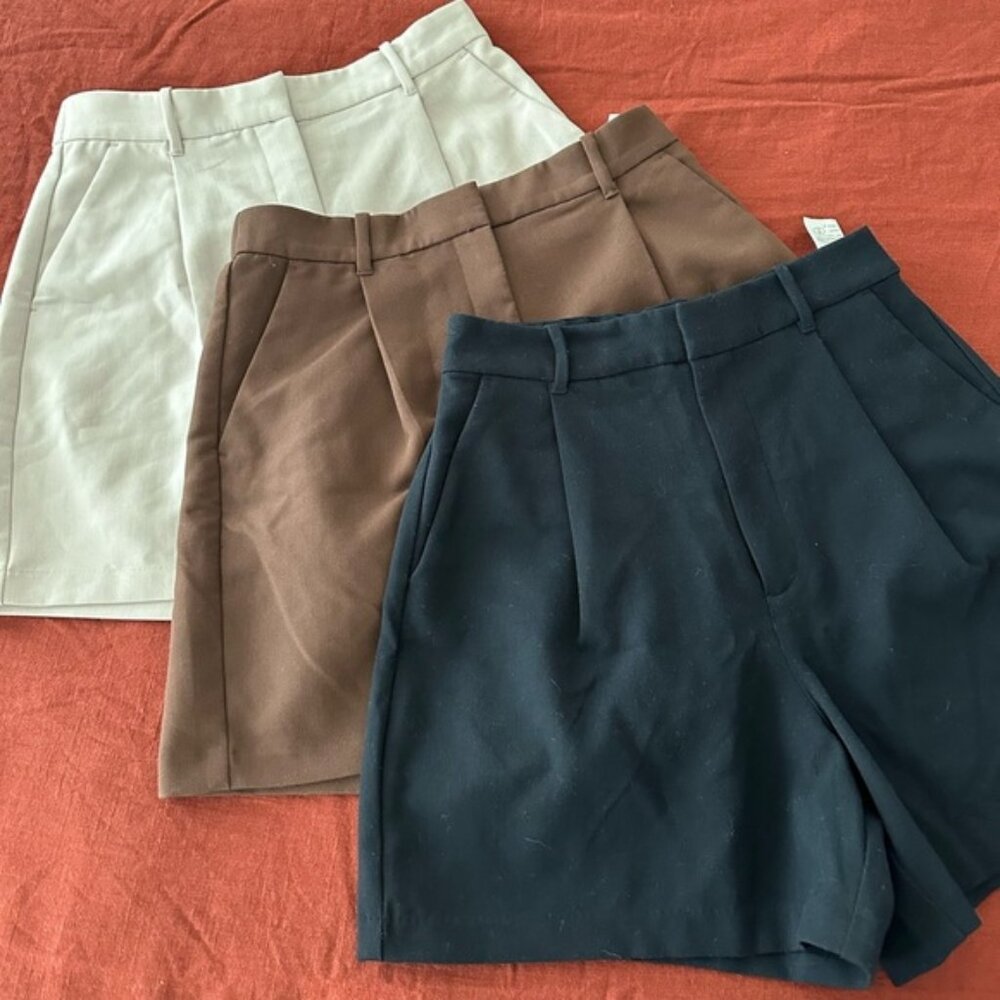 3 TAILORED SHORTS BUNDLE